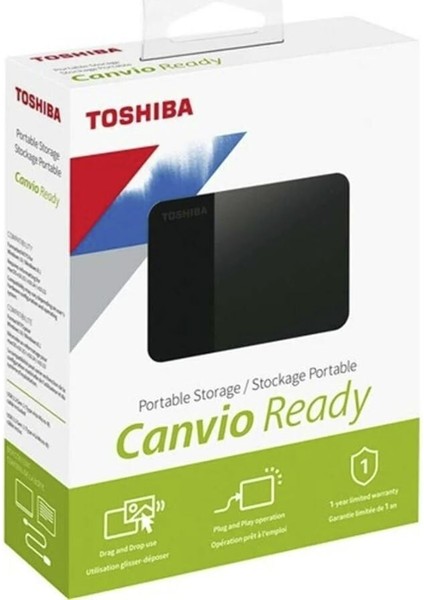 1tb Canvıo Ready 2.5'' USB 3.0 Toshıba HDTP310EK3AA