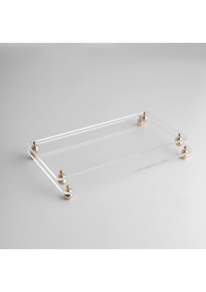 Karis Pirinç Ayaklı Pleksi Jardinyer Şeffaf 40X20 cm modelleri