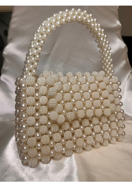 Kadın Abiye Çanta Inci Taşlı Boncuk Elişi Çanta Kristal Beyaz Boncuklu Çanta, Beyaz Inci Boncuklu Çanta Çanta Omuz Çantası, Kristal Çanta, Beyaz Inci Akşam Çantası, Boncuklu Çanta, Gelin Çantası modelleri