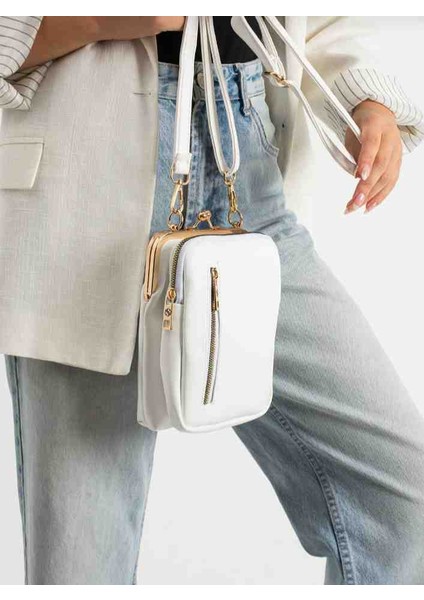 Eflanmoda Sanmorris Gold Aksesuarlı Kadın Çapraz Kullanıma Uygun Bayan Omuz Çantası modelleri