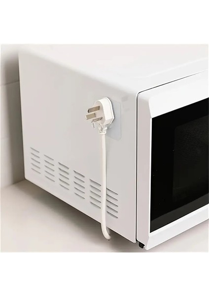 3'lü Kablo Tutucu Yapışkanlı Askı Yapışkanlı Kanca Çok Amaçlı Kablo Tutucu