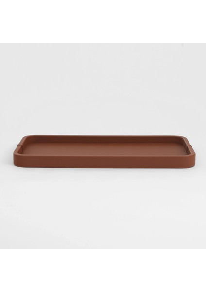 Marta Dekoratif Deri Tepsi Açık Kahverengi 50X27X3 cm fiyatları