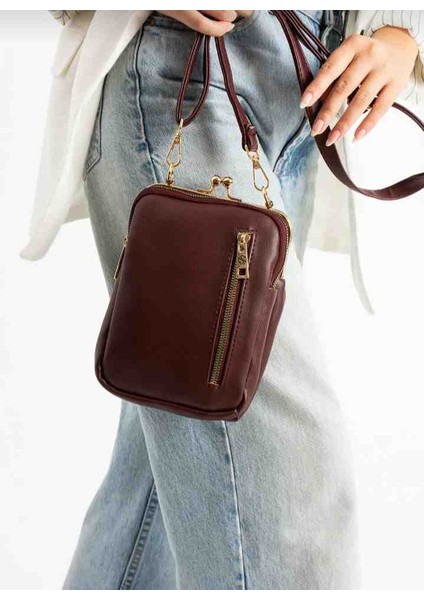 Eflanmoda Sanmorris Gold Aksesuarlı Kadın Çapraz Kullanıma Uygun Bayan Omuz Çantası fırsatları