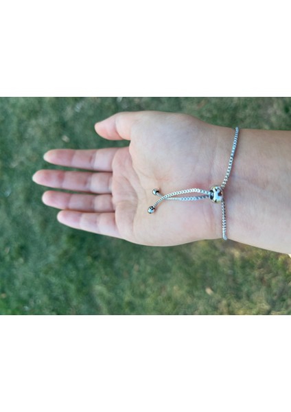 Beyaz Kalpli Asansörlü Gümüş Bileklik fırsatları