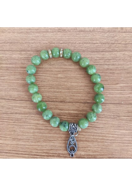 Doğal Yeşim Taşı Bileklik - 583 fiyatları