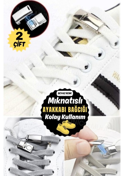 Hızlı Bağlanan Beyaz Mıknatıslı Çocuk Ayakkabı Bağcığı, Kullanışlı ve Pratik fırsatları