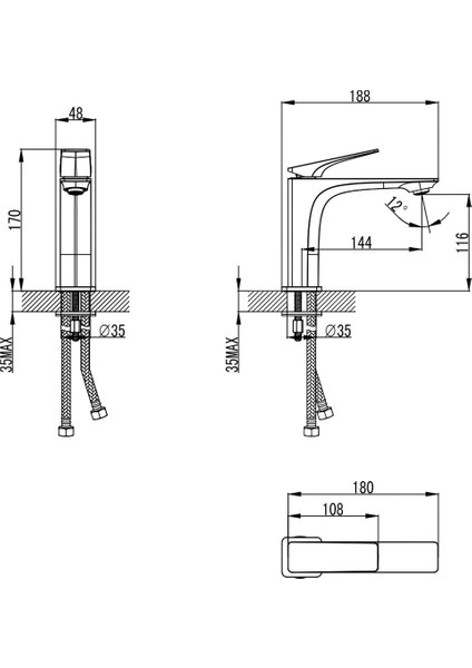 Blue Lavabo Bataryası fiyatları