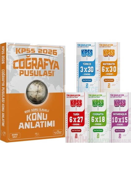 2026 Kpss Coğrafya Pusulası Konu Anlatımı Barış Salt + 5 Ders 31 Deneme