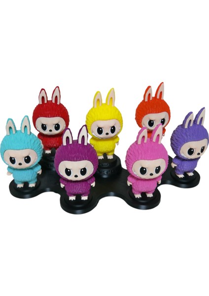 Labubu Renk Karnavalı – 7’li Özel Set + Sergileme Standı fiyatları