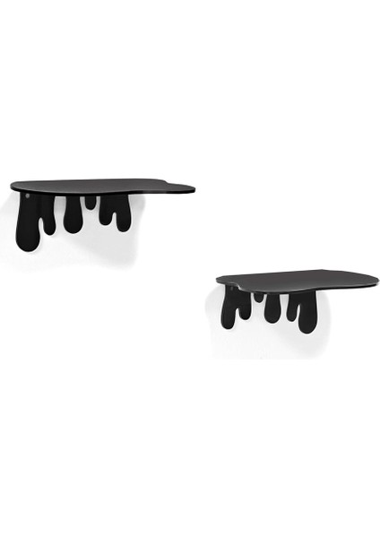 Splash Dekoratif 2'li Duvar Rafı (2 Adet) modelleri