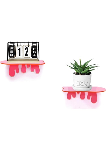 Splash Dekoratif 2'li Duvar Rafı (2 Adet) fiyatları