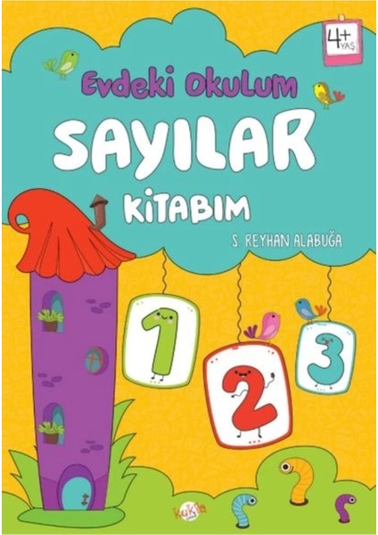 4+ Yaş Öğrenme ve Eğlence Için Sayılar Kitabım Kırmızı