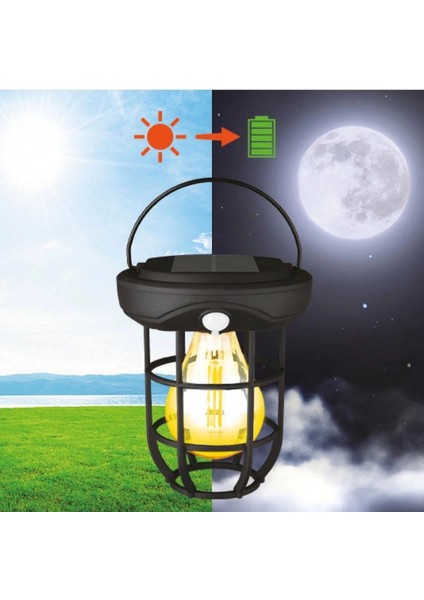 Solar Kamp Feneri – Güneş Enerjili, Otomatik Şarj ve Gece Işığı, Taşınabilir ve Asılabilir LED Dış Mekan Lamba fırsatları