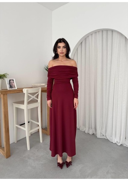 Uras Straplez Elbise