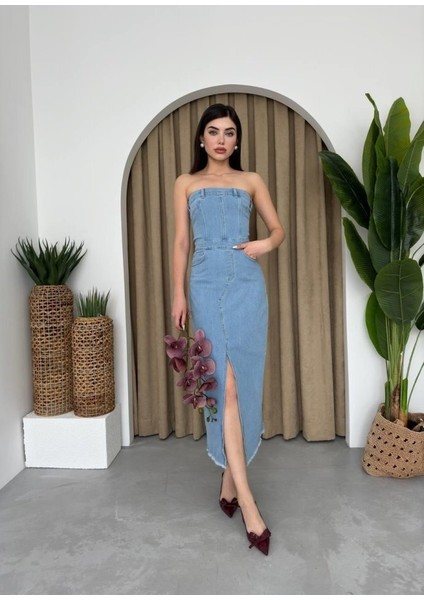 Sonic Straplez Elbise