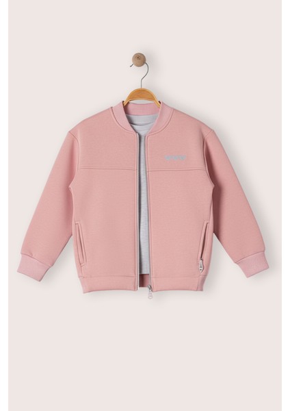 Kız Çocuk 3’lü Şardonlu Eşofman Takımı – Şardonlu Hırka & Sweatshirt & Geniş Paça Alt modelleri