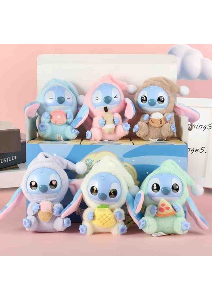 Lilo Stitch Karakter Süpriz Peluş Box Oyuncak Trend Labubu Model Kutulu Sevimli Yumoş Peluş Ayıcık modelleri
