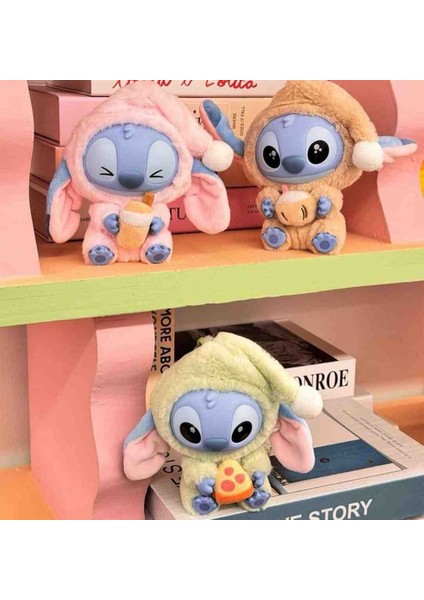 Lilo Stitch Karakter Süpriz Peluş Box Oyuncak Trend Labubu Model Kutulu Sevimli Yumoş Peluş Ayıcık fırsatları