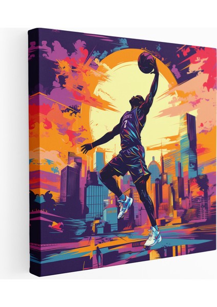 Kent Dokunuşlu Pop Art Kanvas Tablo Baskı