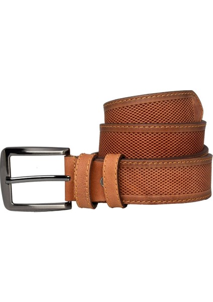 %100 Hakiki Deri Efsane 4 cm Taba Kemer, Kot, Kanvas, Keten Pantolonlarla Uyumlu Tiguan.nokta modelleri