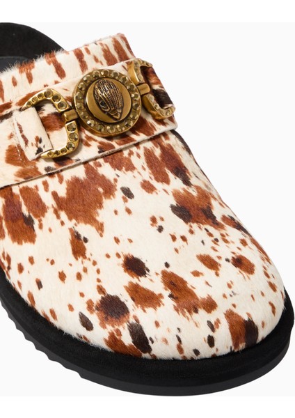 Mansion Flat Mules Lüks Terlikler, Şık, Konforlu, Düz Taban, Sentetik Deri modelleri