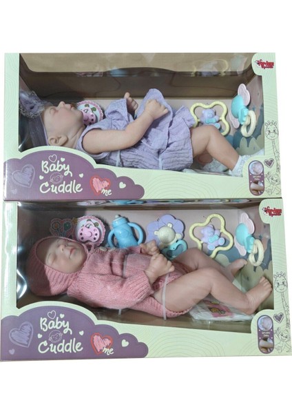 KNG-902-5 905-2 Kut 43 cm Gerçekçi Bebek ve
