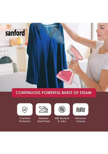 Sanford Taşınabilir Buharlı Dikey Ütü Portatif Kırışıklık Giderici 220 Ml. 1640 Watt | SF2904GS fiyatları
