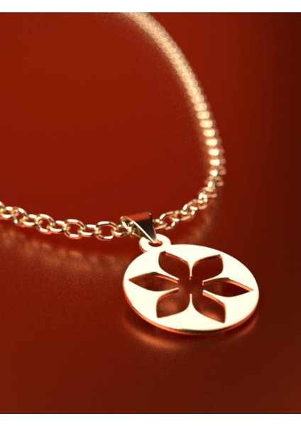 14 Ayar Altın Çiçek Kolye Ucu 0.5 Gr, KC10950 Kodlu fırsatları