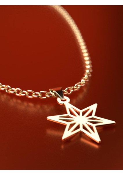 14 Ayar Altın Yıldız Kolye Ucu 0.5 Gr, KC15423 Kodlu fırsatları