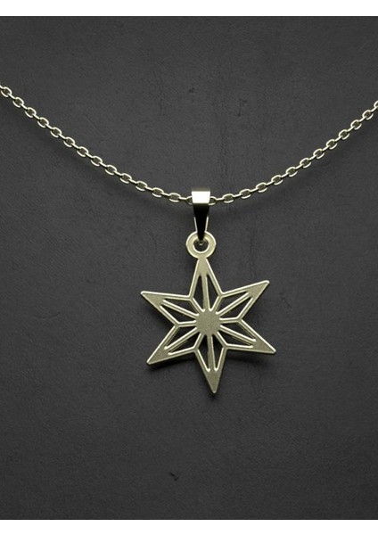 14 Ayar Altın Yıldız Kolye Ucu 0.5 Gr, KC15423 Kodlu