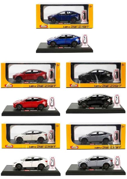 4999 Sun-Yfn-1 24 Araba Xlg Model-Y 5r.sesli Işıklı