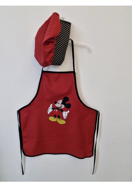 Erkek Çocuk Aşcı Önlük Şapka Takımı