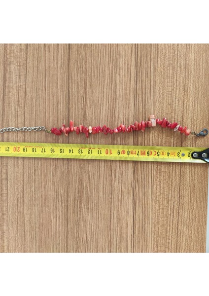 Kırmızı Mercan Doğal Taş Bileklik 12586 modelleri