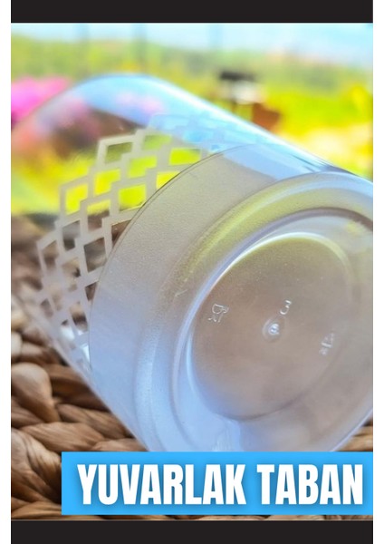 Plastik Viski Bardağı 10 Adet - Yuvarlak Tabanlı Sert Plastik Bardak fiyatları