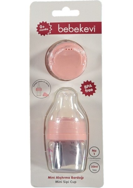 Pembe Mini Alıştırma Bardağı