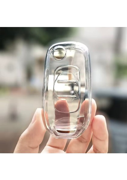 Renault Express Van Şeffaf Sustalı Anahtar Kılıfı