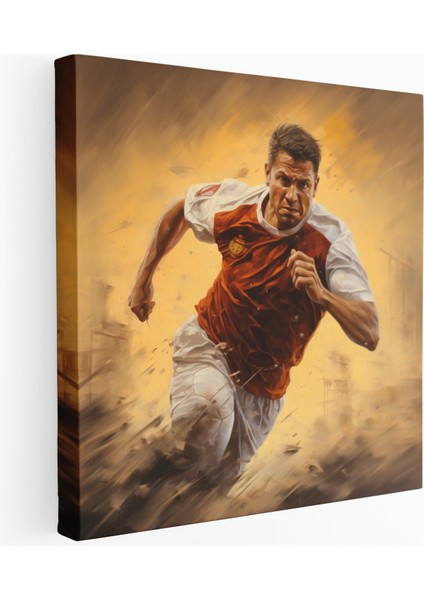 Yoğun Futbol Temalı Kanvas Tablo