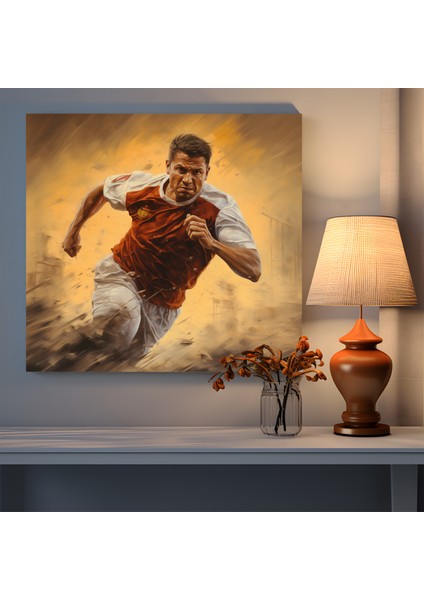 Yoğun Futbol Temalı Kanvas Tablo fiyatları