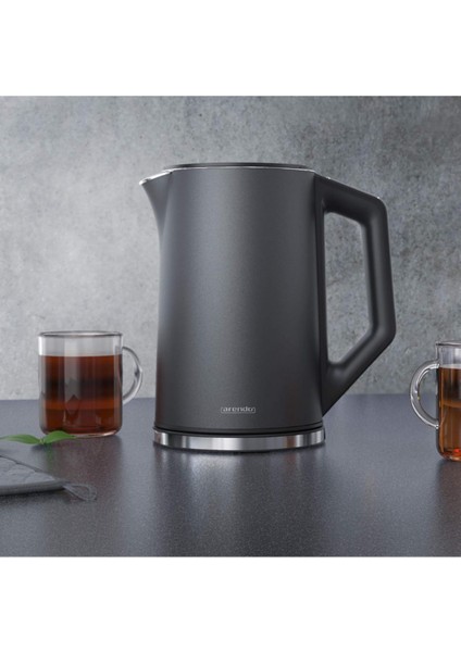 Elegant Paslanmaz Çelik Su Isıtıcısı, 1,5 L, 2200W, 5 Kademeli 40-100°C Sıcaklık Ayarı fiyatları