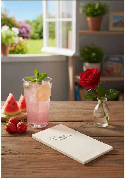 Love Is All You Need Baskılı Peçete 1 Adet modelleri