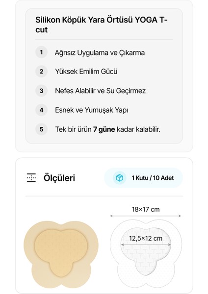 Silikon Köpük Yara Örtüsü Yapışkan Kenarlı Yoga T-Cut Sakrum (Kuyruk Sokumu) Bölgesi Için |yatak Yarası Örtüsü indirimleri