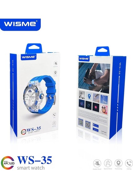 Wısme Ws-35 Akıllı Saat, Amoled Ekran -Çok Renkli fırsatları