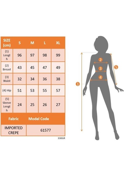Kadın Kısa Kollu Bisiklet Yaka Önden Düğmeli Ithal Krep Elbise