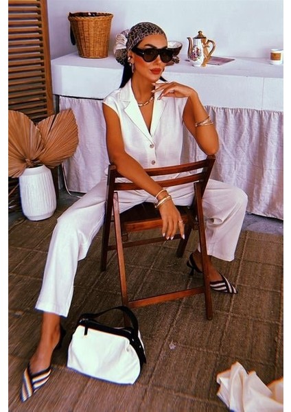 Zoe Crop Yelek Takım 9744-08