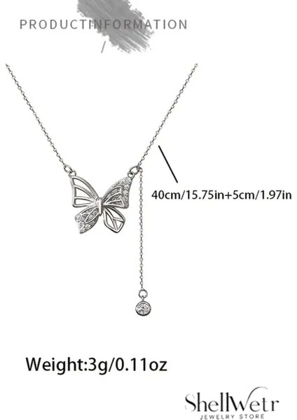 Rarity 925 Ayar Gümüş Kadın Kelebekli Kolye Sevdiklerinize ve Kendinize En Özel Hediye fiyatları