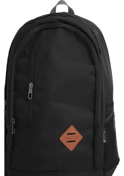 Siyah Unisex Çok Amaçlı Sırt Çantası, Okul, Seyahat, Spor Kullanımı fırsatları