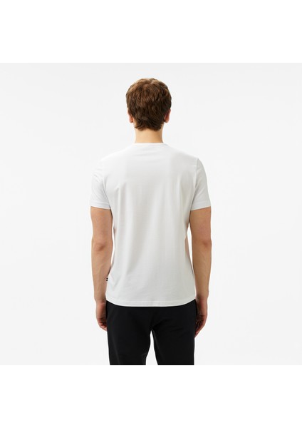 Erkek Beyaz Regular Fit T-Shirt V55009T.1BW fiyatları