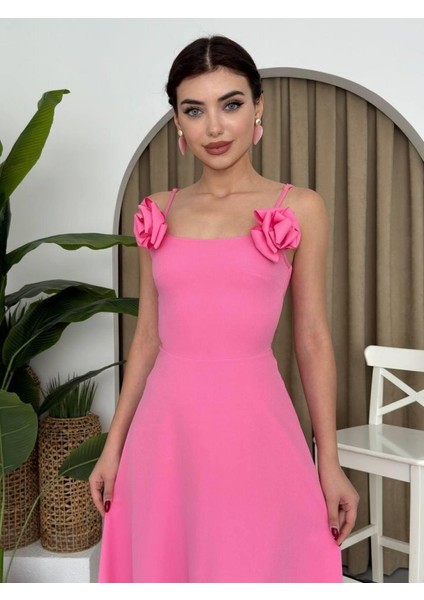 Matilda Gül Ip Askılı Elbise indirimleri