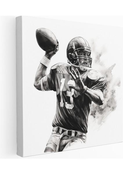 Yoğun Futbol Oyun Kurucu Kanvas Tablo