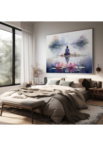 Modern Çiçek Desenli Kanvas Tablo - Oturma Odası Dekorasyonu Için Şık Bir Dokunuş modelleri